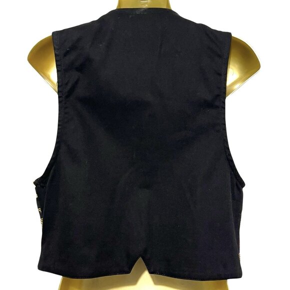 Roughrider Circle T Western Shirt Top Size S Line Dancing Vest M Vtg Made USA - Picture 14 of 14